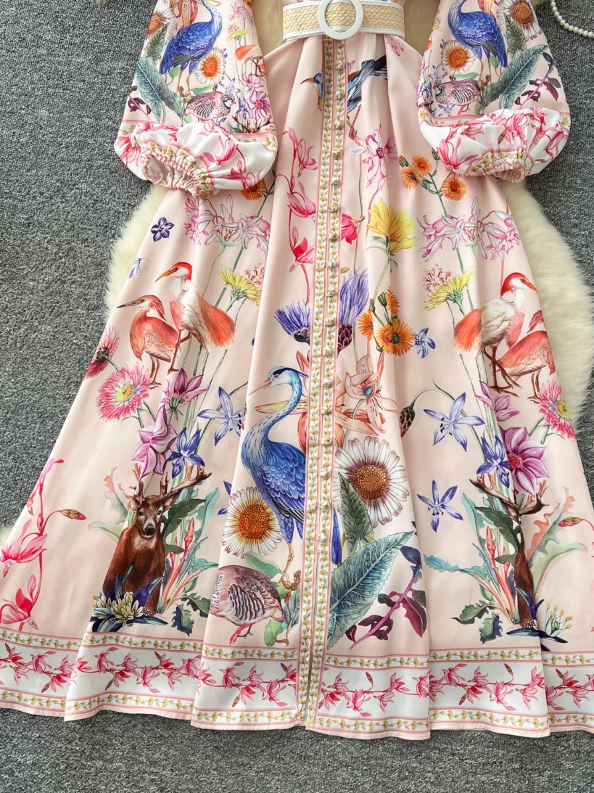 Love letter print dress ED179 images